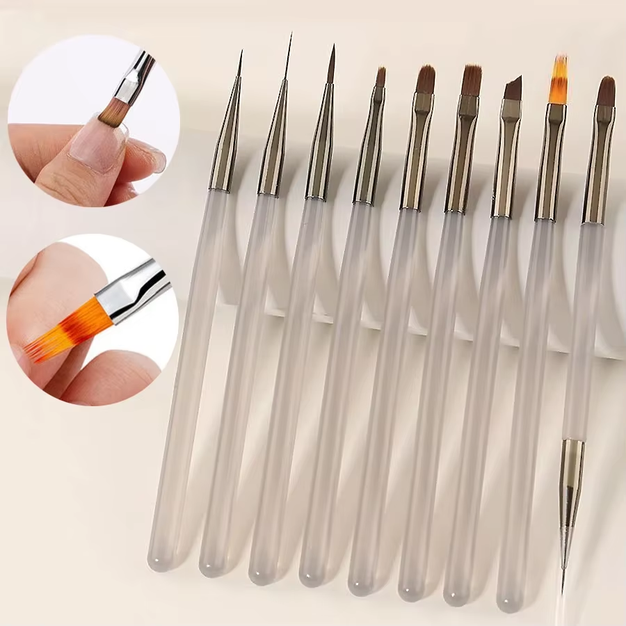 LINMANDA 9 Pack Gray Nail Art  - Gel Refill Pack のレビューと価格