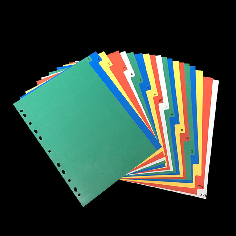 40Pcs A4 Multi-Color Insertabl - Tab Divider A4 のレビューと価格