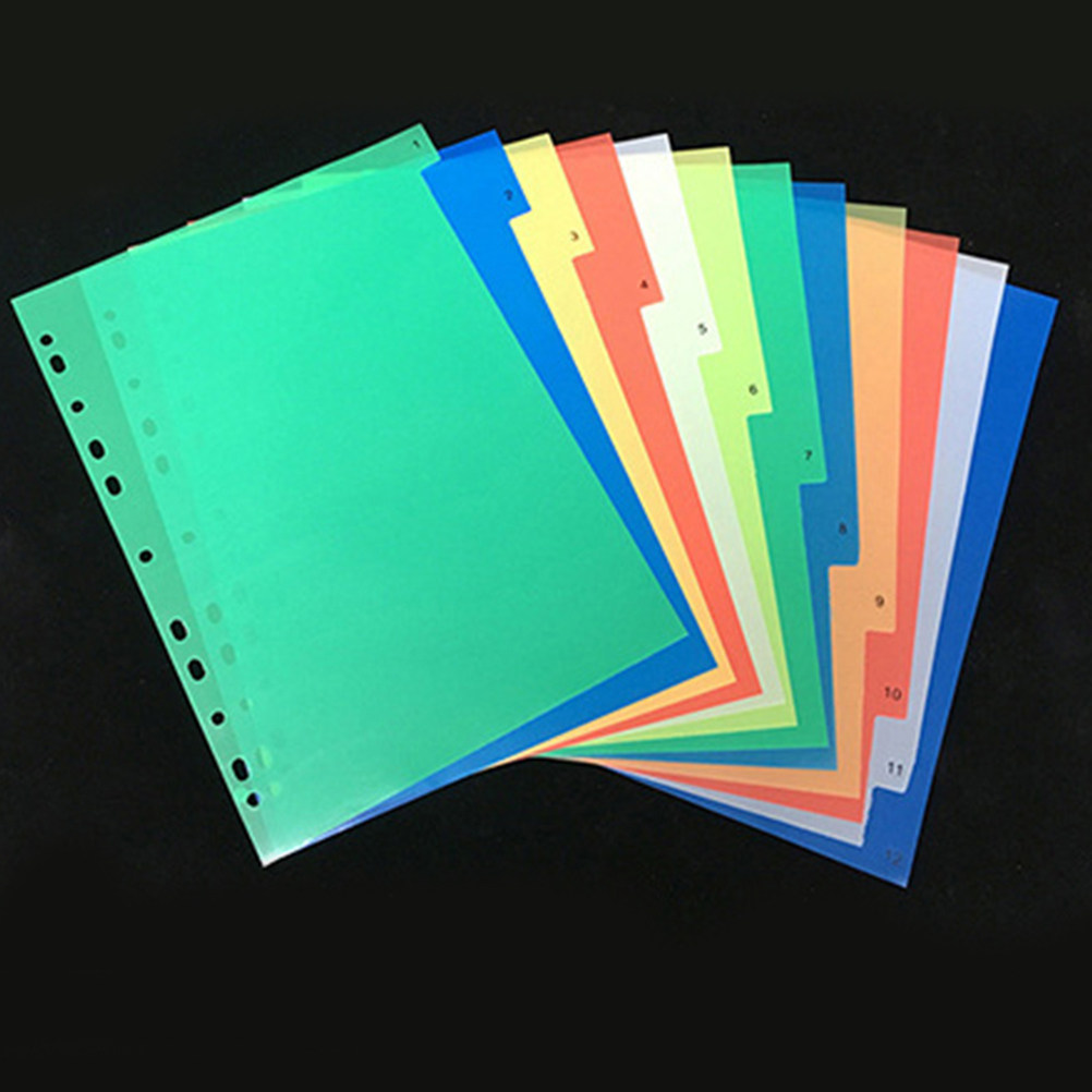 40Pcs A4 Multi-Color Insertabl - Tab Divider A4 のレビューと価格